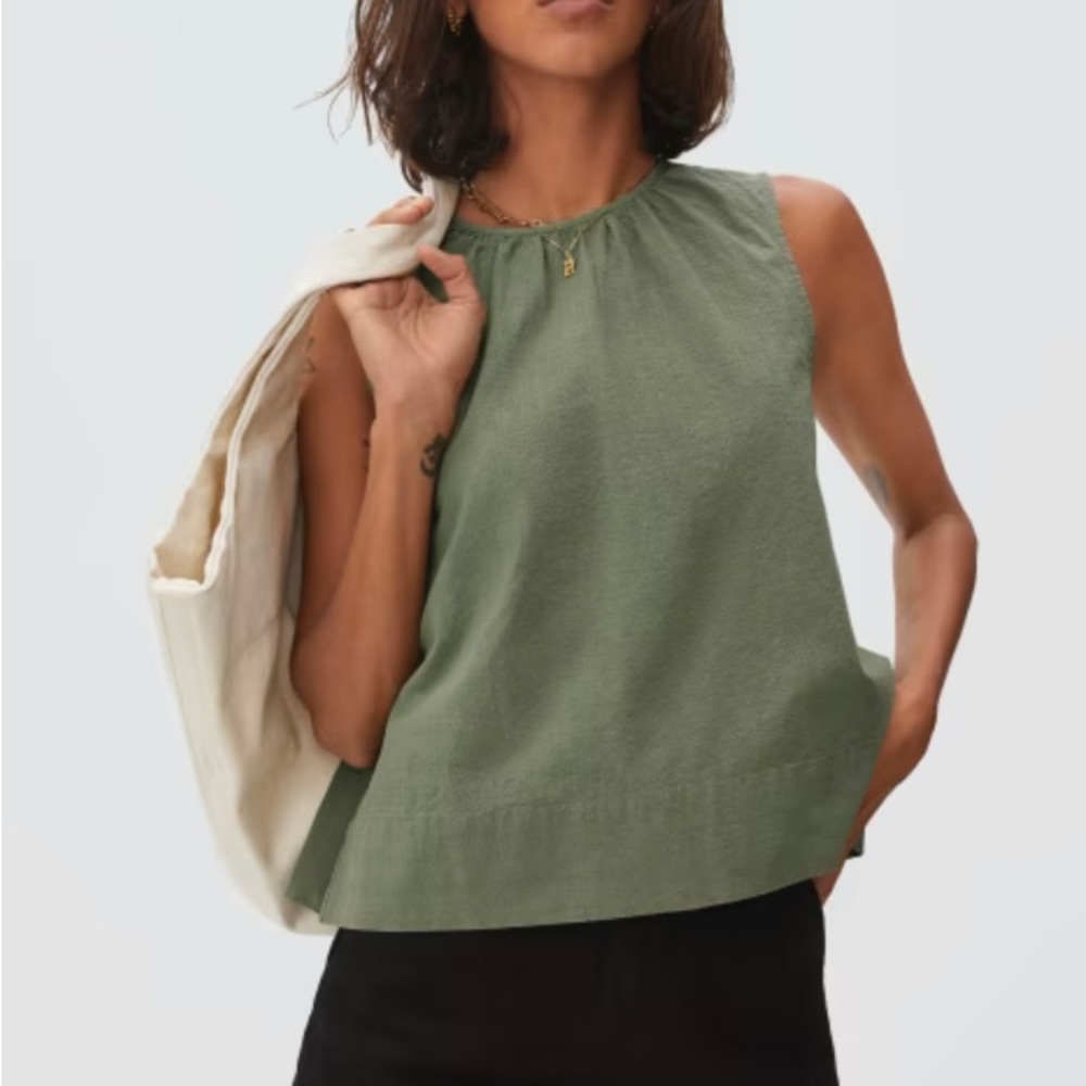 Everlane tie back tank NWOT